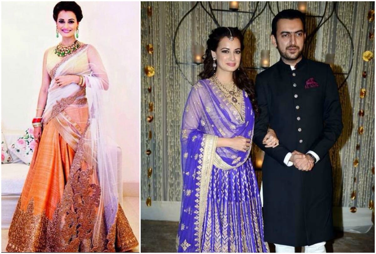 Dia Mirza birthday special separated with husband Sahil Sangha wedding album