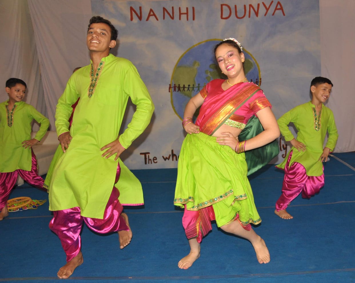 Promising return by giving message of culture abroad