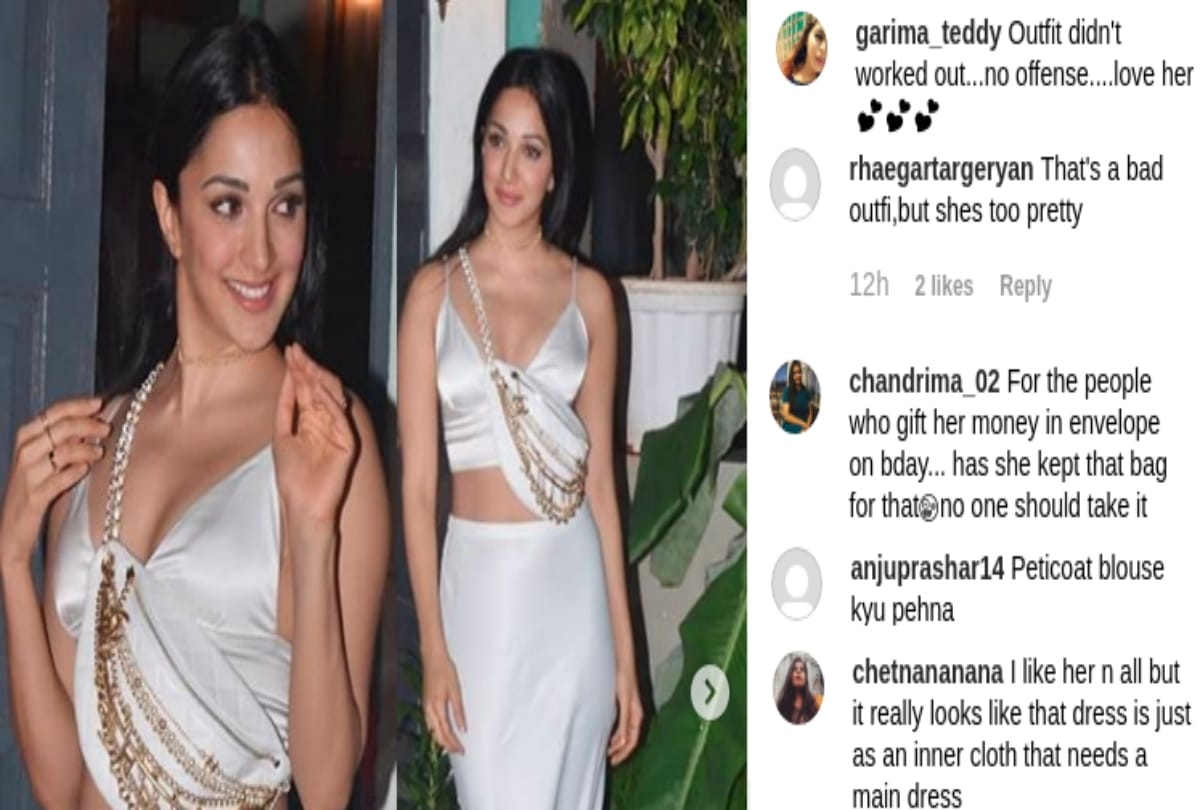 Kiara Advani Gets Brutally Trolled For Wearing Satin Dress on her birthday