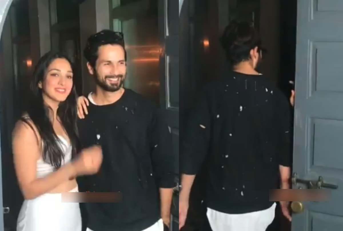 kiara advani and shahid kapoor video viral from her birthday