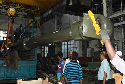 ordnance factory kanpur sent sarang cannon for  indian army