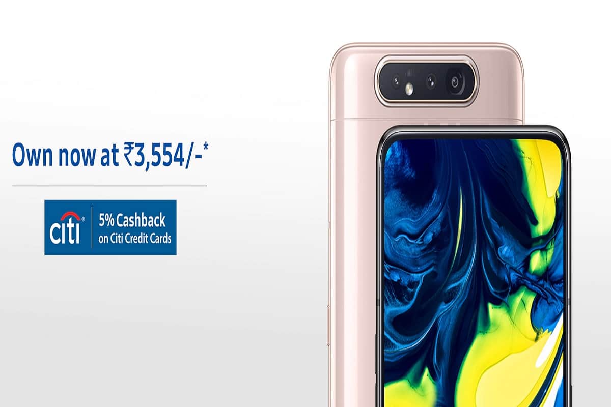 Samsung Galaxy A80 sale starts in India today know price and specifications
