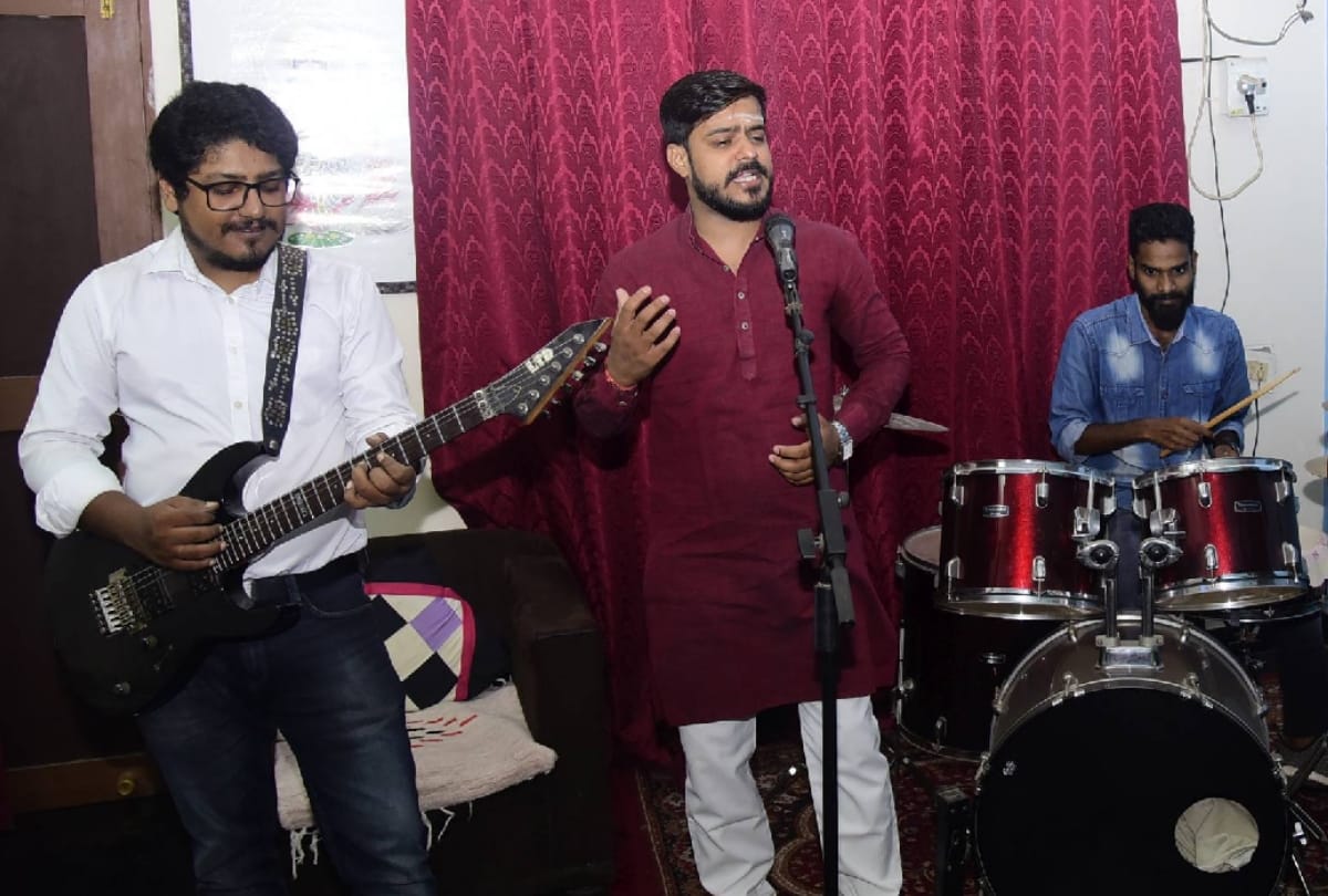 sanskrit rock band is ready for performances in lucknow