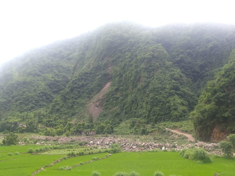 After the disaster no development work in dehradun sarkhet village