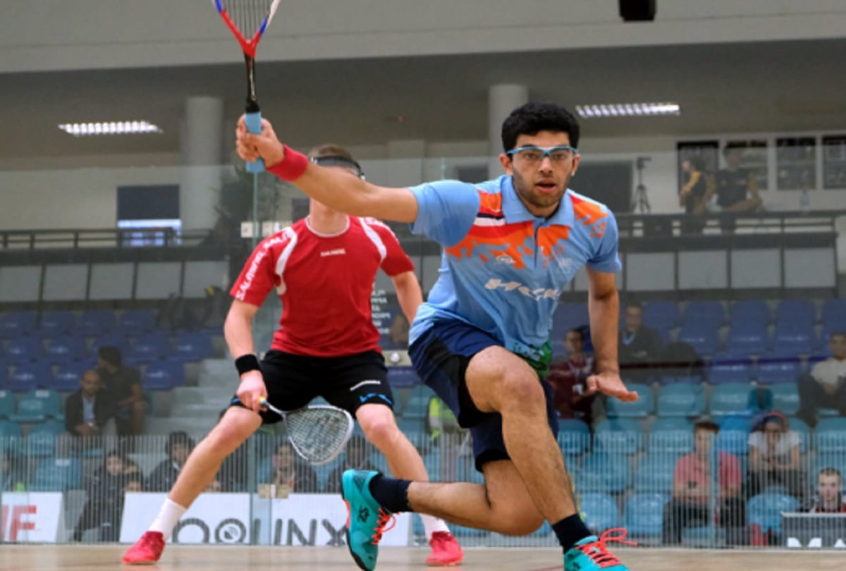 Indian Veer Chotrani enters quarterfinal defeating Darosham khan in world junior squash championship