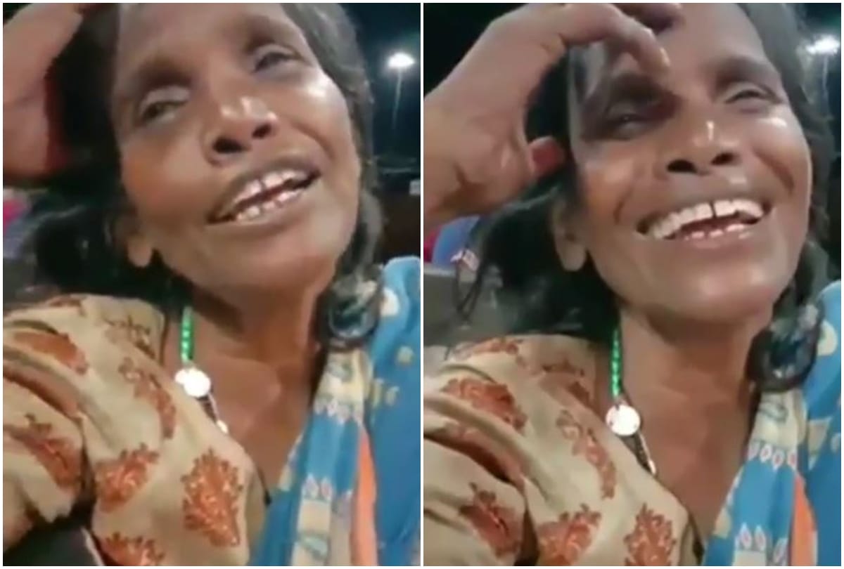 west bengal women sing a song like lata mangeshkar from Ranaghat station new video viral