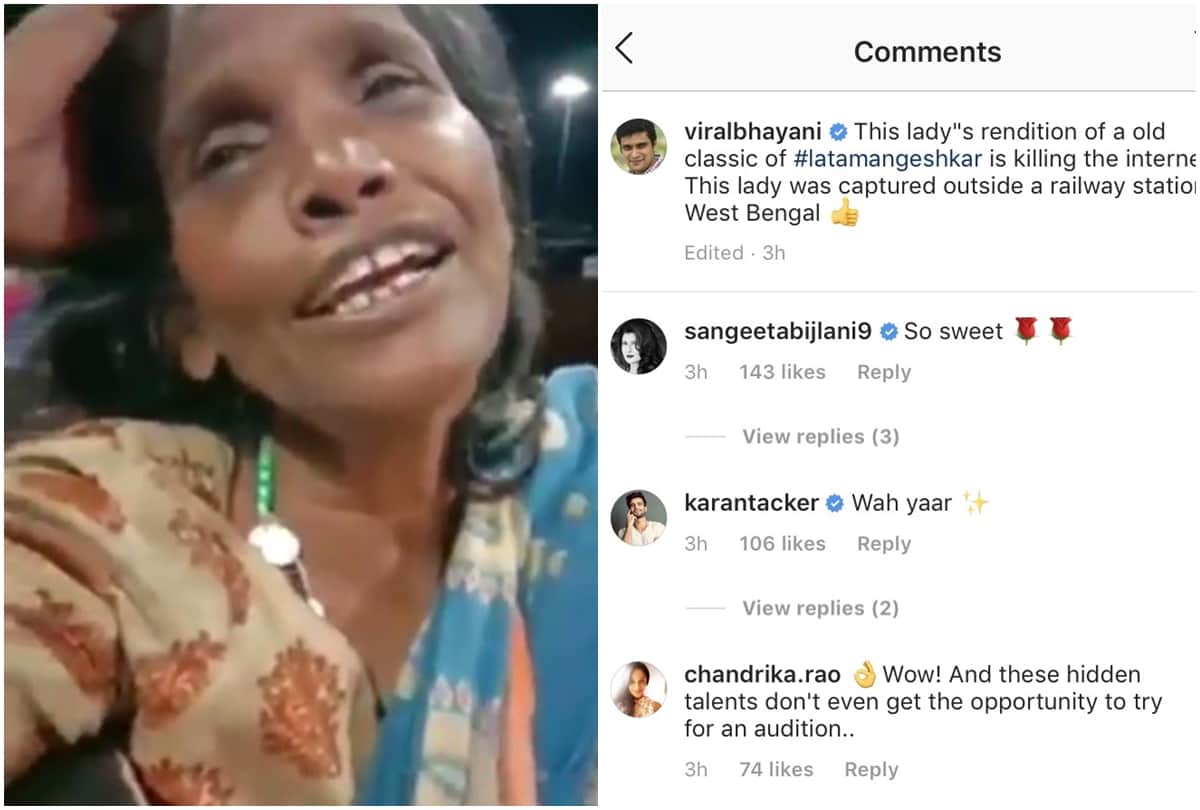 Viral bhayani Shared video on instagram of talented female singer