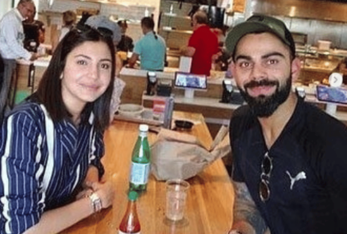 anushka sharma and virat kohli lunch date at indian restaurant