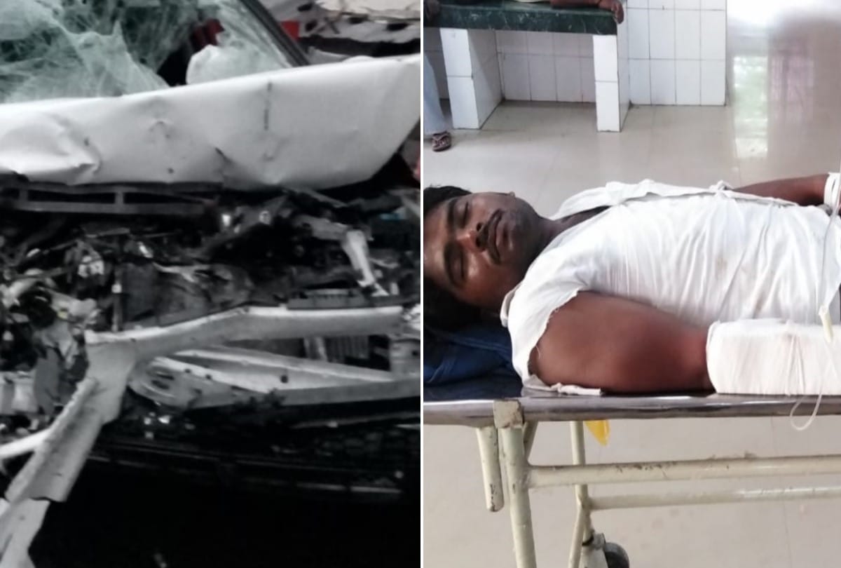 two sub inspector died and two man injured  in an accident in sultanpur