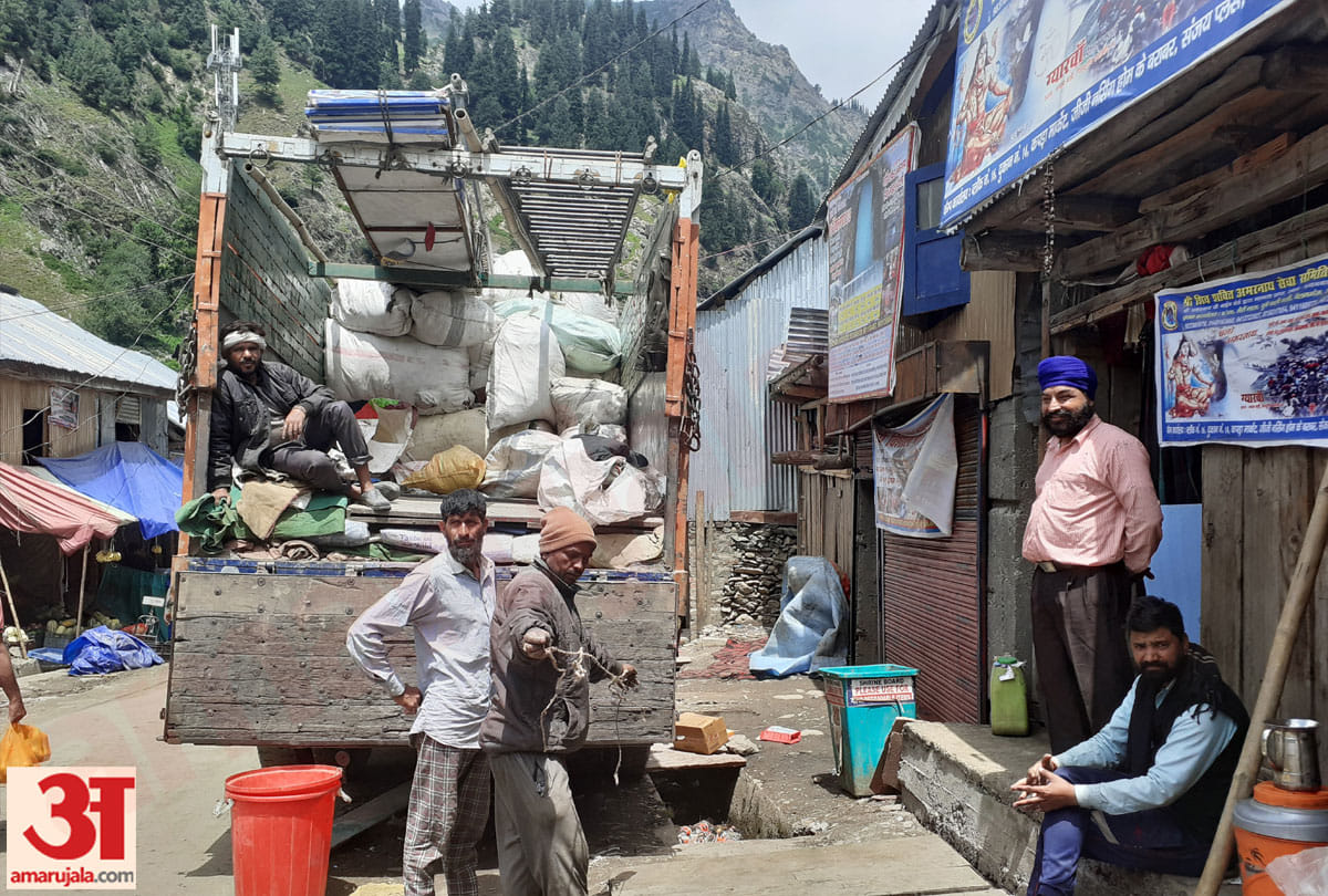 amarnath langer asked to return to their home town, kashmir advisory, amarnath yatra photos videos