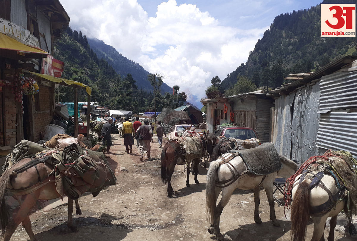 amarnath langer asked to return to their home town, kashmir advisory, amarnath yatra photos videos