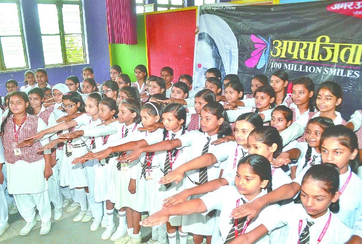 Aparajita 100 Million Smiles awareness program in etah