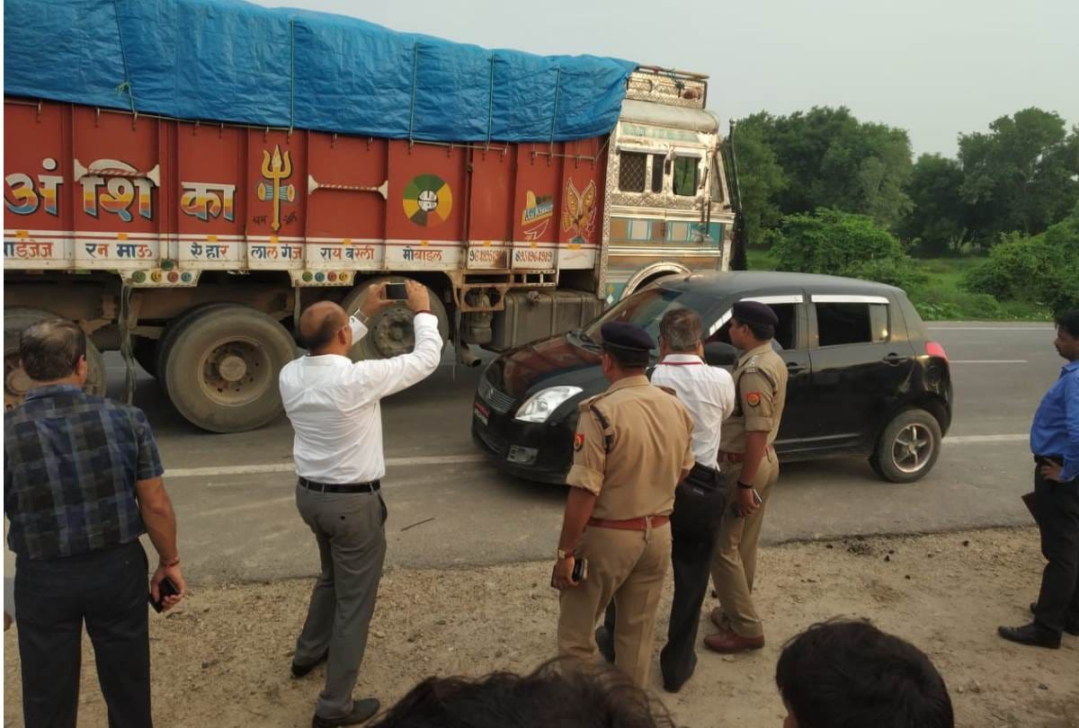 unnao case : seven member team investigated on accident sight by cbi