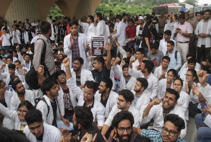 more than 20 thousand resident doctors on strike against NMC bill