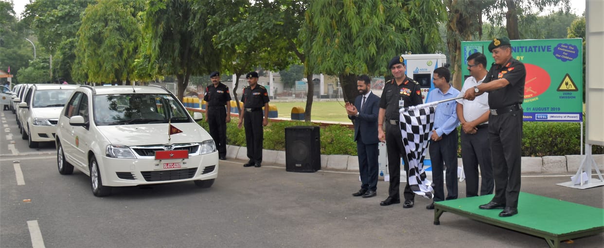 Indian Army will use Mahindra Verito Electric cars to Fight Pollution