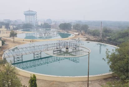 water supply start in yamuna par area of agra under gangajal project
