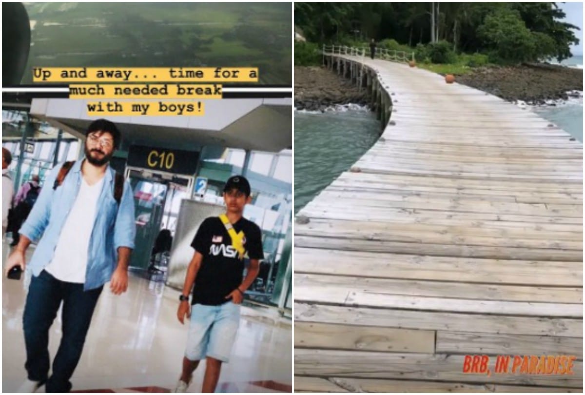 Sonali Bendre along with husband Goldie Behl and son off to Maldives shared picture on instargram