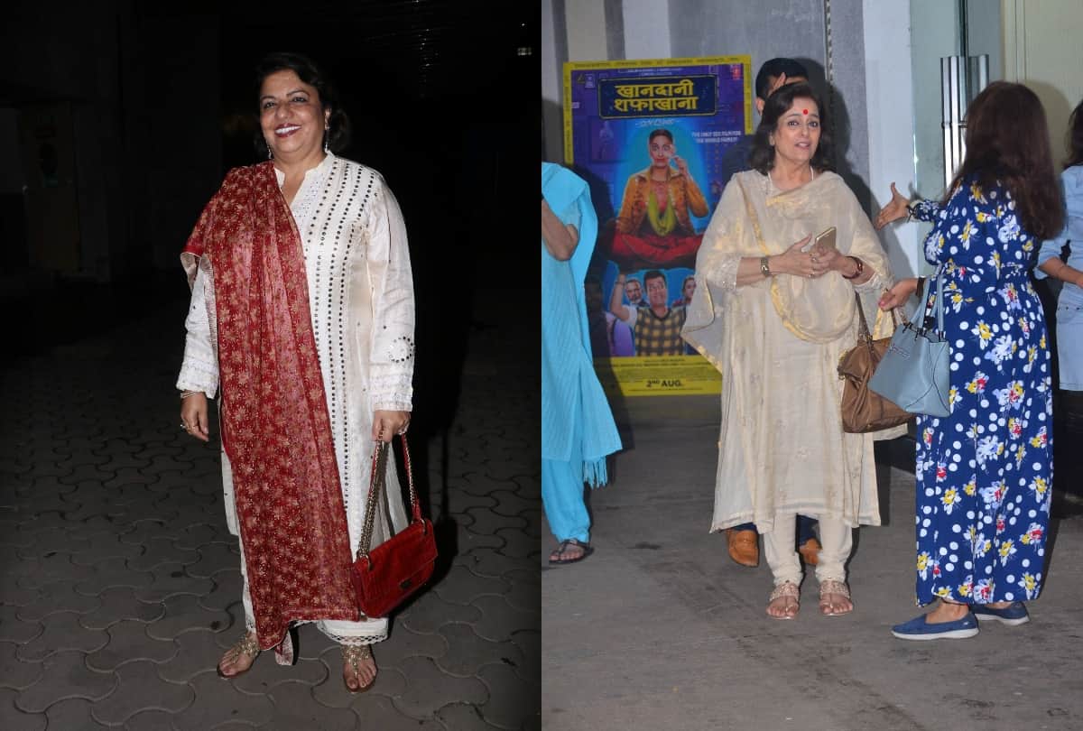 Iulia Vantur to Akshay Kumar these bollywood celebrities reached khandaani shafakhana screening