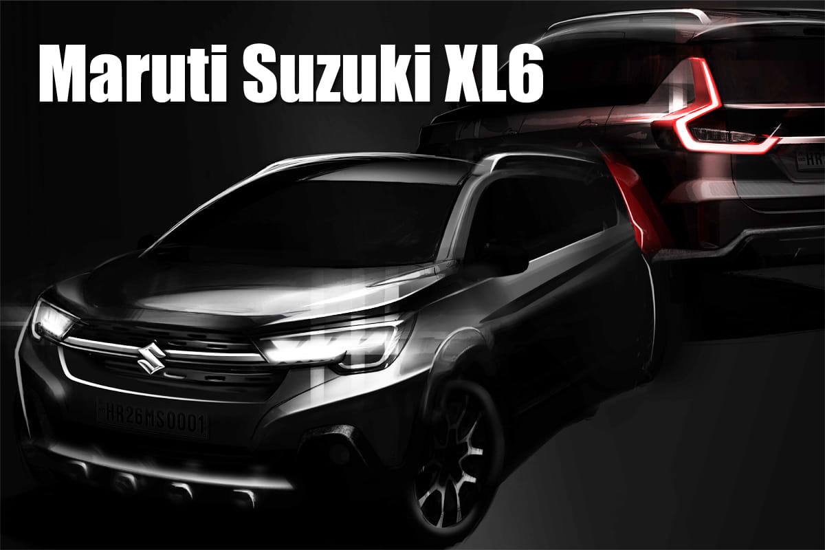 Maruti Suzuki XL6 premium MPV sketch image out ahead of launch in India