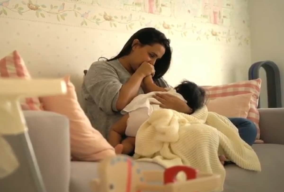 Neha Dhupia Breastfeeding video viral shared on Instagram