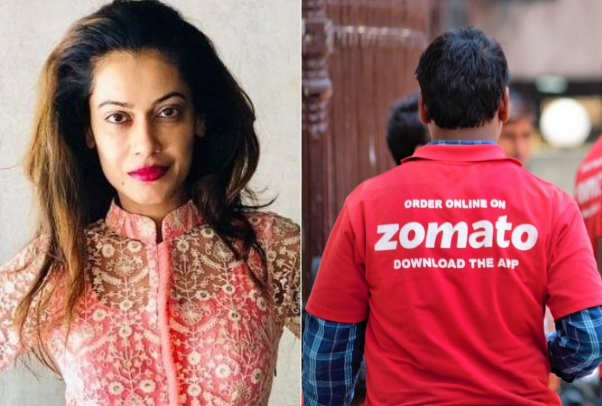 payal rohtagi calls Zomato as Secular outlet and share zomato delivery boy eating food