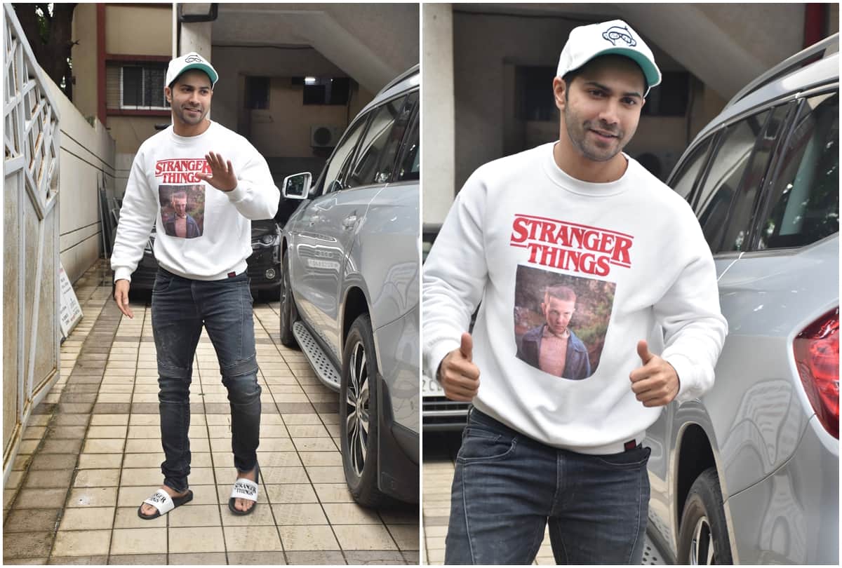 Varun Dhawan has got back to work gets a Covid-19 test done