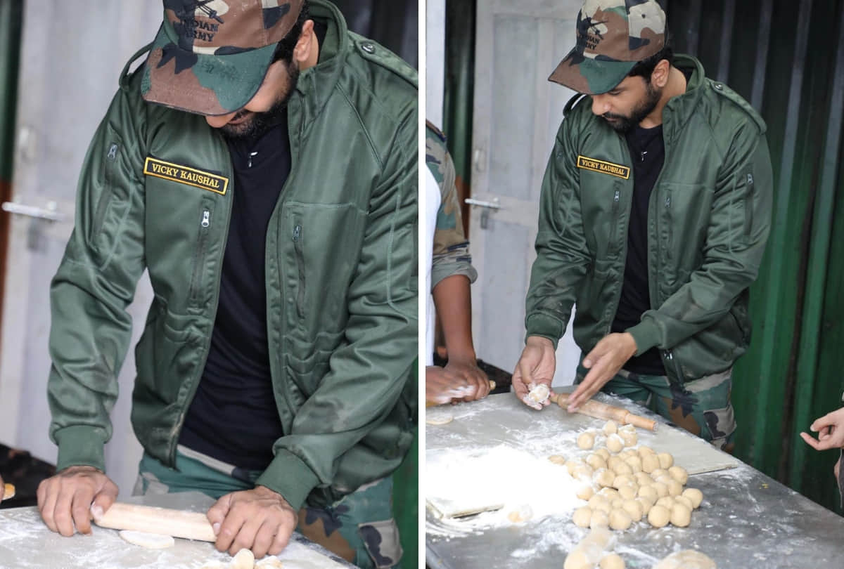 vicky kaushal spent time with indian army on the indo china border