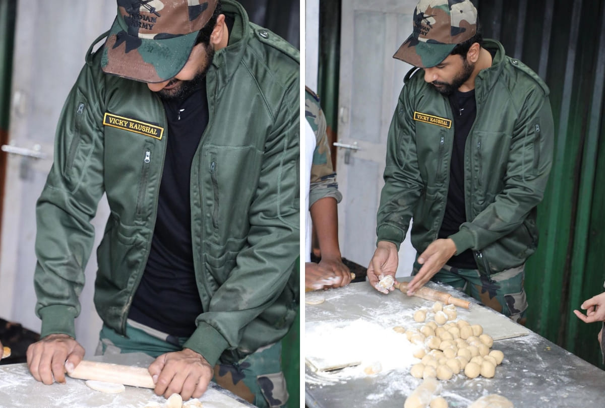 vicky kaushal spent time with indian army on the indo china border