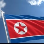 north korea flag