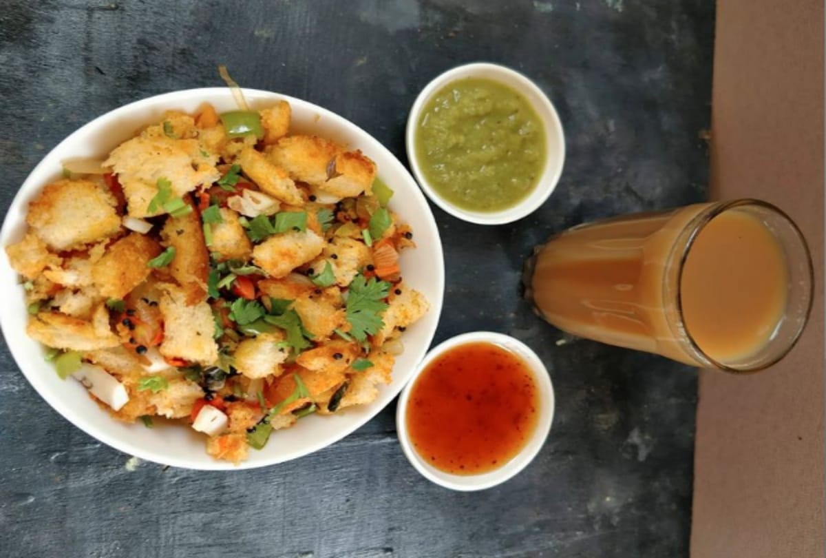 Tasty Bread poha recipe in hindi