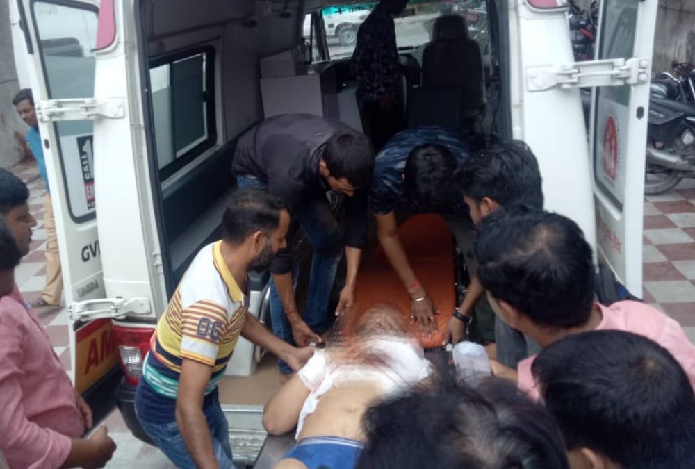 Firing in PGI area in Lucknow.