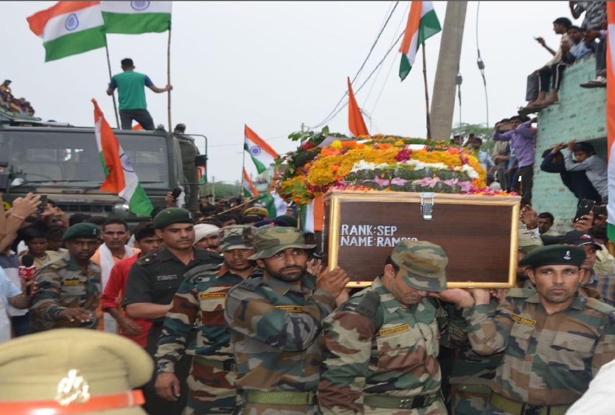 Father proud of son Ramveer's martyrdom in mathura