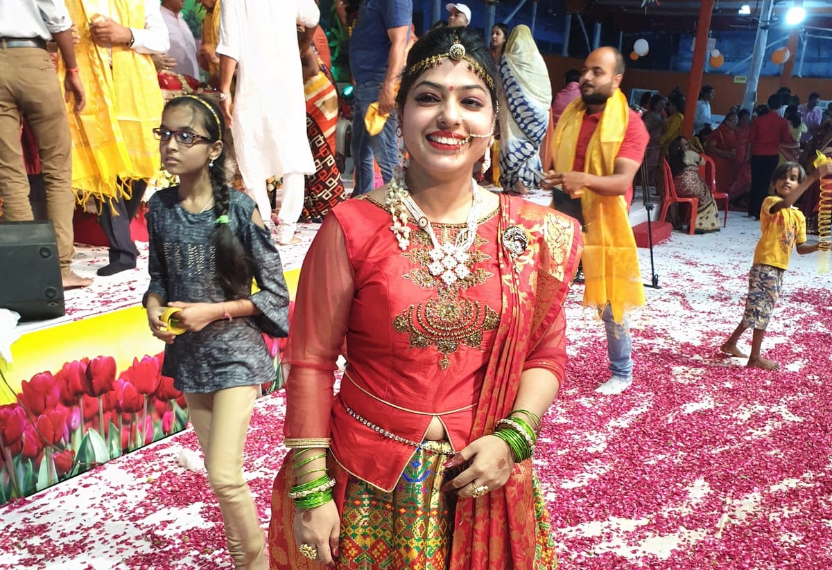 Hariyali teej celebrate in varanasi women fast for husband long life in savan