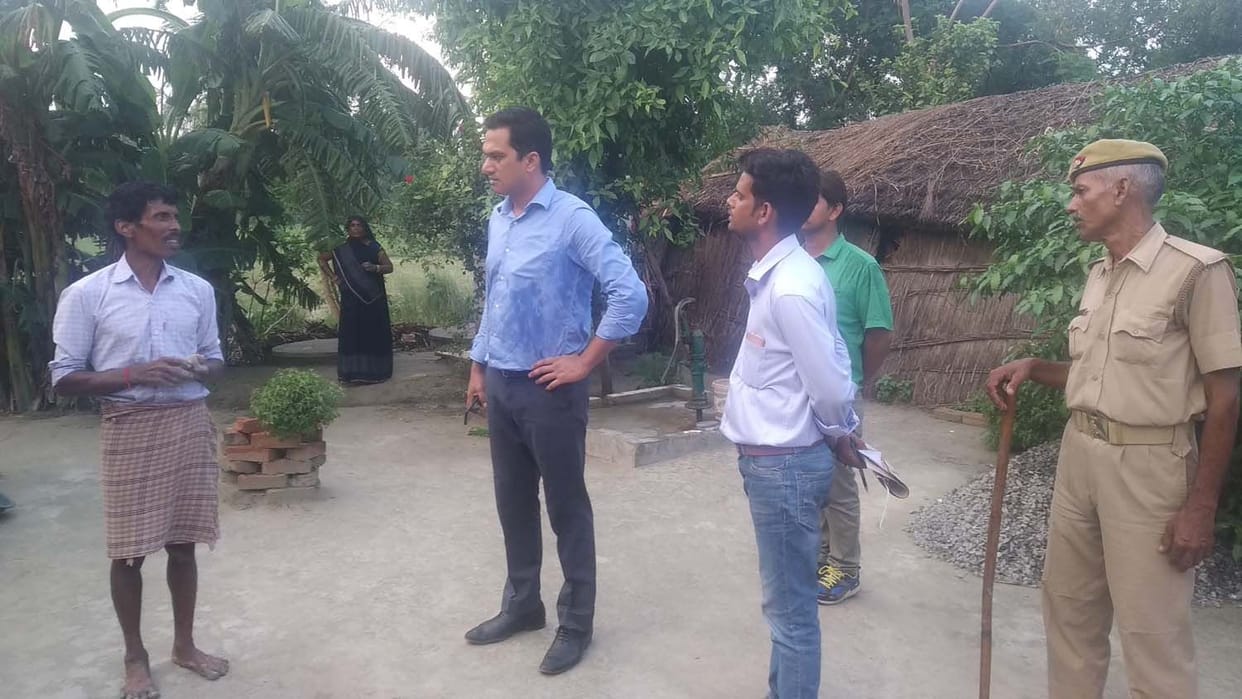 inspection of toilet
