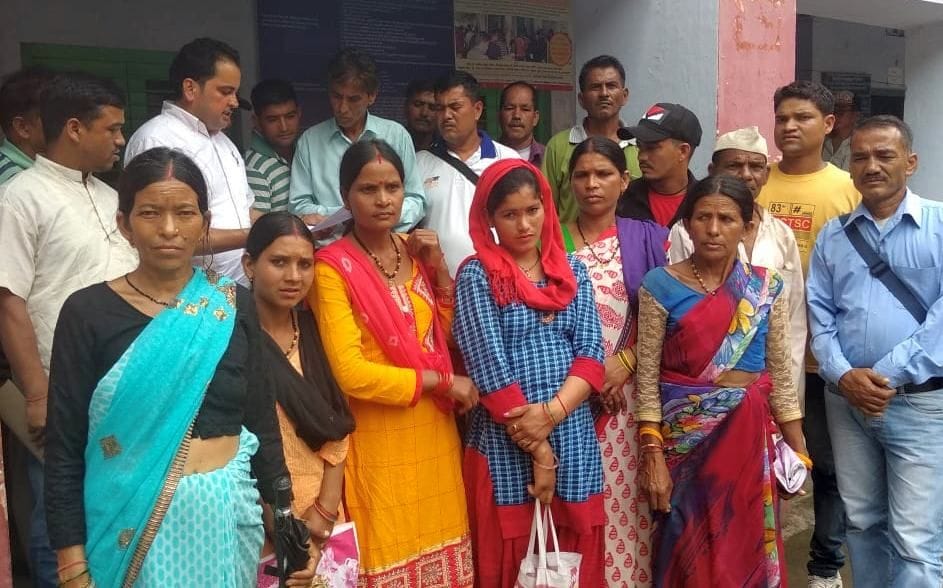 Disaster affected people demand compensation
