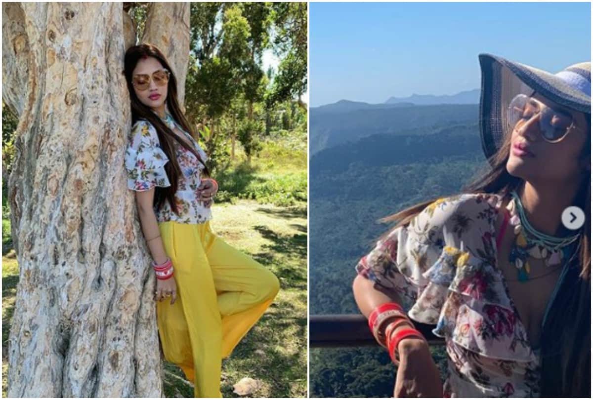 tmc mp Nusrat Jahan Honeymoon Picture Viral On social media