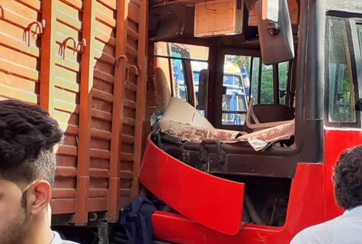 Himachal Pradesh Hamirpur Bhota 17 injured in bus truck collision
