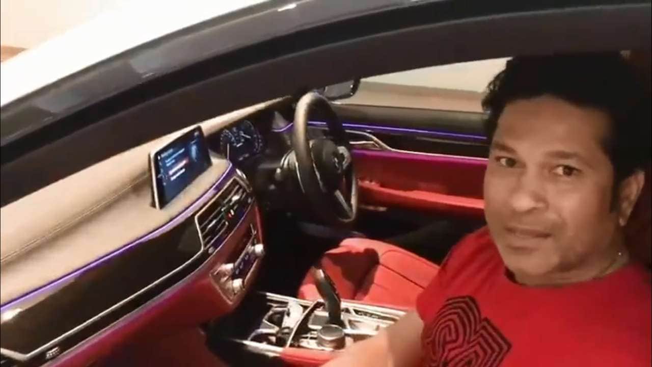 Sachin Tendulkar shared the video of his first driverless parking car on twitter account