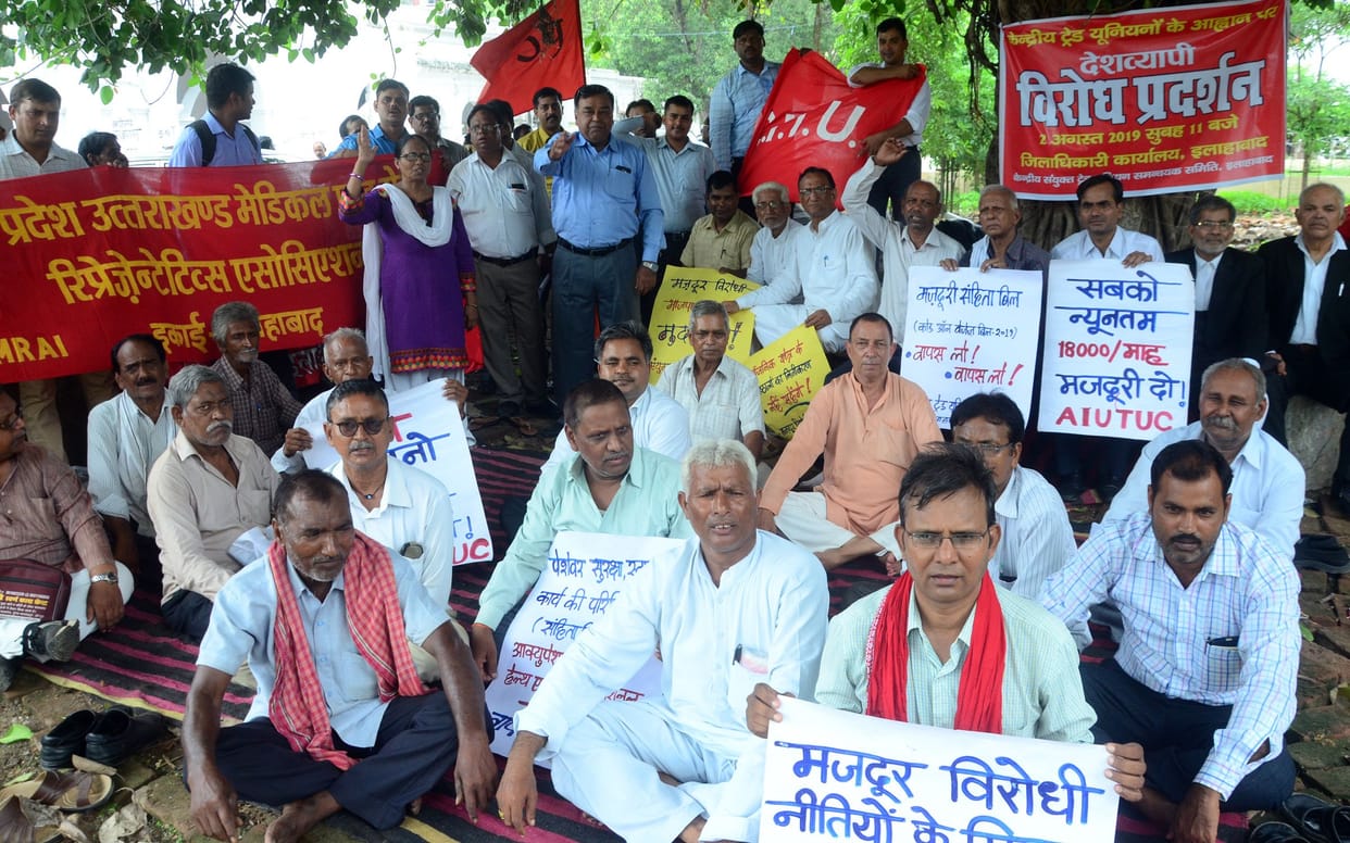 Trade unions against central policies