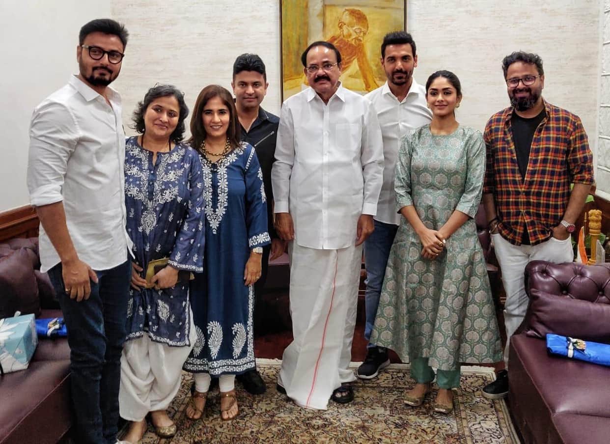 Team Batla House meet Vice President of India Venkaiah Naidu in Delhi