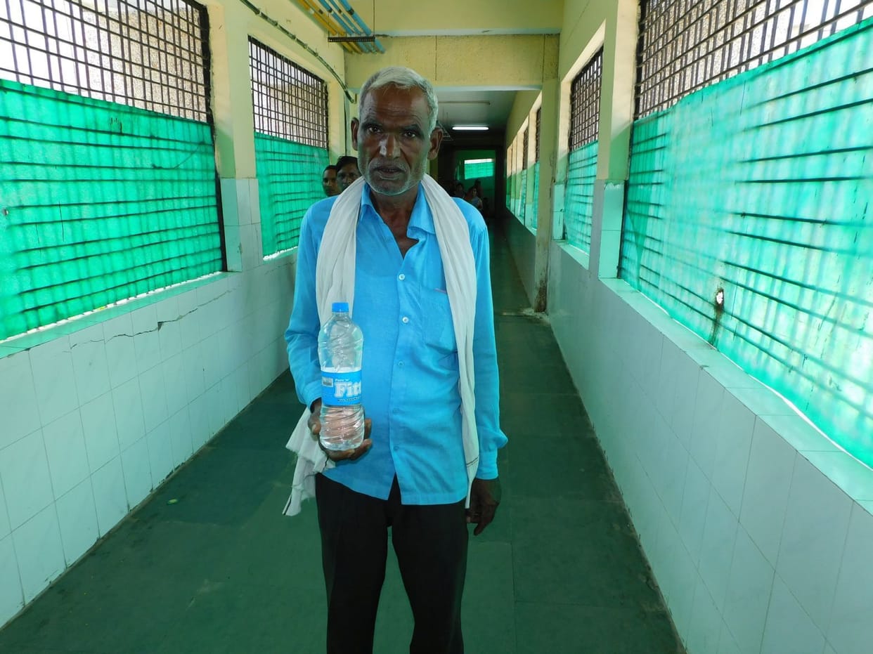 on drinking water in dissttic hospital