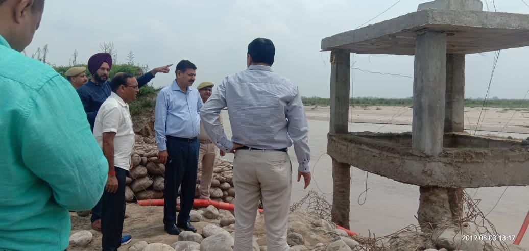 DC arrived to take stock of flood situation