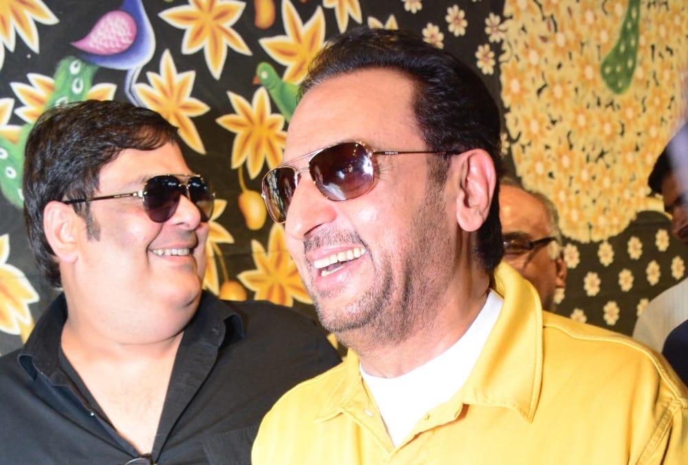 Gulshan Grover launches his book in Lucknow.