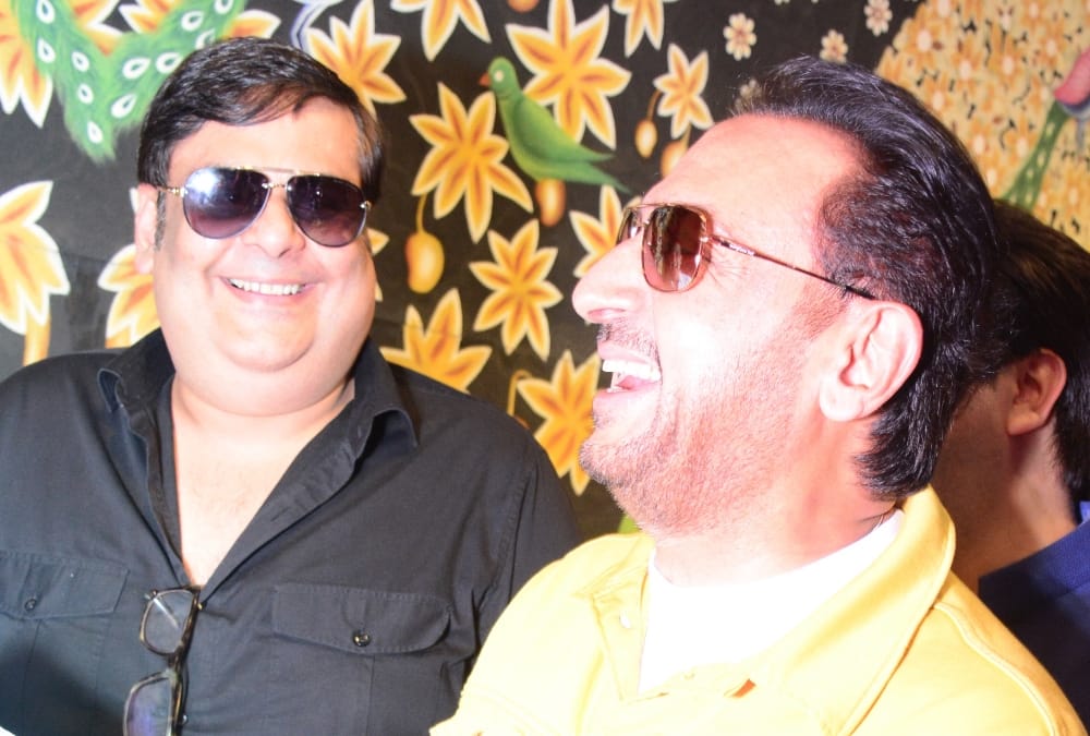 Gulshan Grover launches his book in Lucknow.