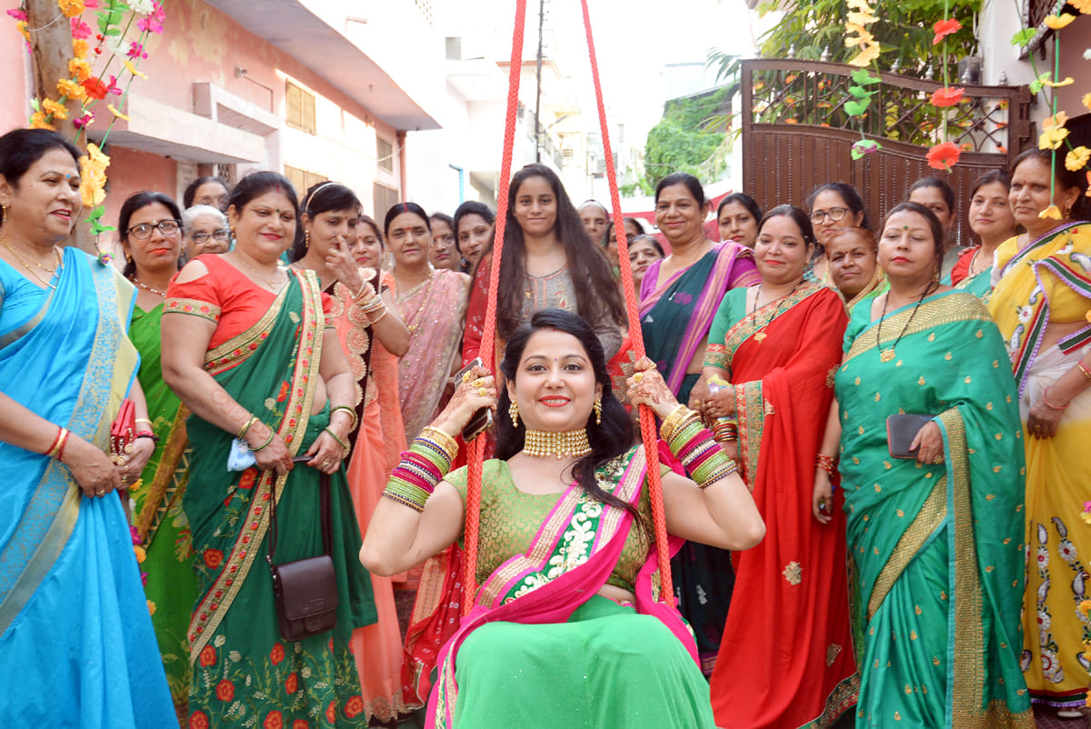 cultural,teej mahotsav