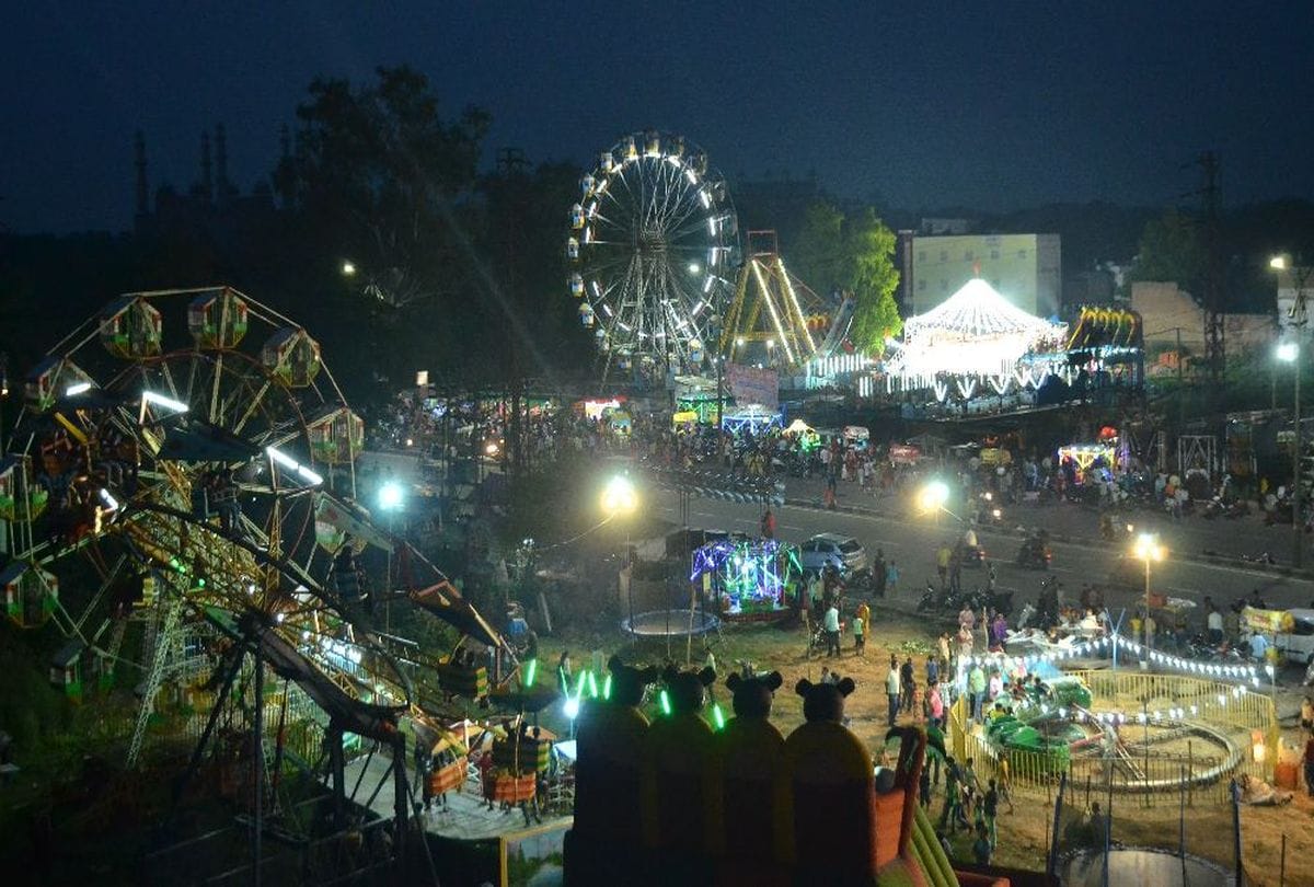 Kailash Mahedav Temple Mela inauguration by mayor Naveen jain