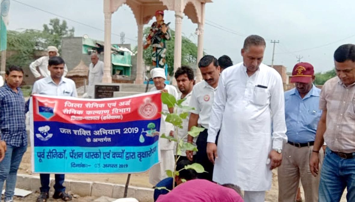 Plantation done in palwal