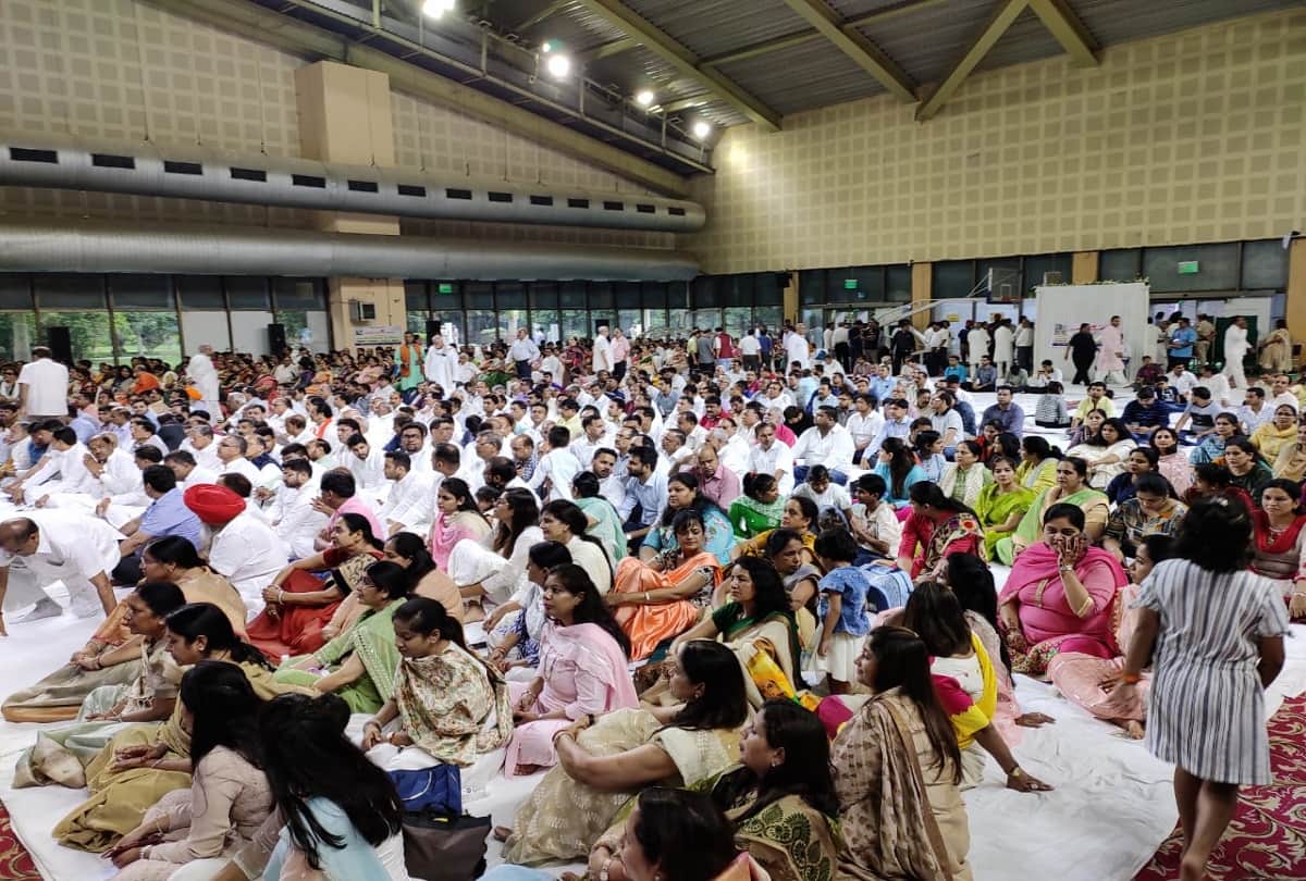 tribute to Former state president Mangeram Garg at Indira Gandhi Indoor Stadium in delhi