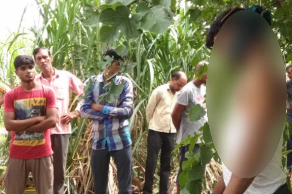 boy dead body found hanged on a tree in kithore Meerut