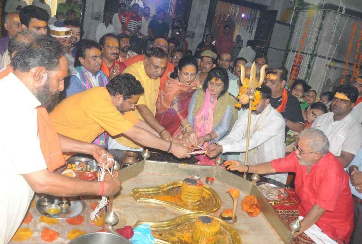 Kailash Mahedav Temple Mela inauguration by mayor Naveen jain